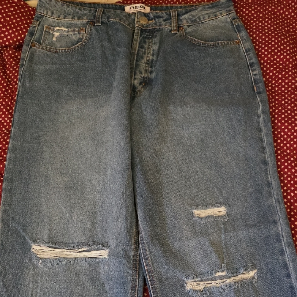 RSQ Blue High Rise Straight Men Jeans Size 31